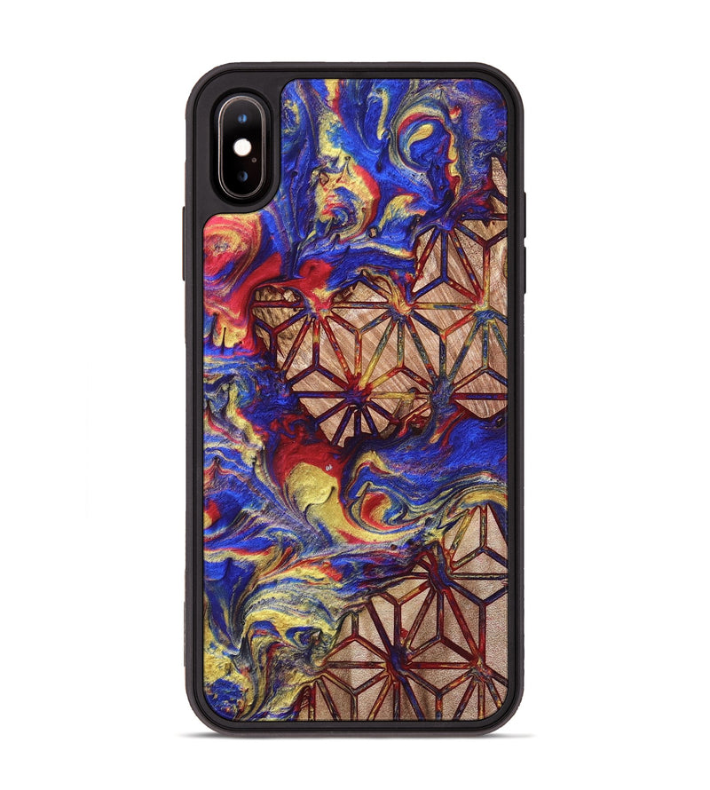 iPhone Xs Max Wood Phone Case - Davion (Merica, 820467)