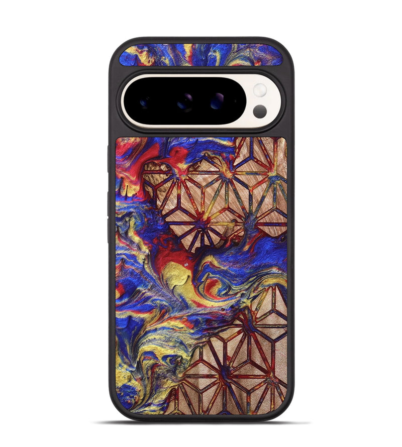 Pixel 9 Pro Wood Phone Case - Davion (Merica, 820467)