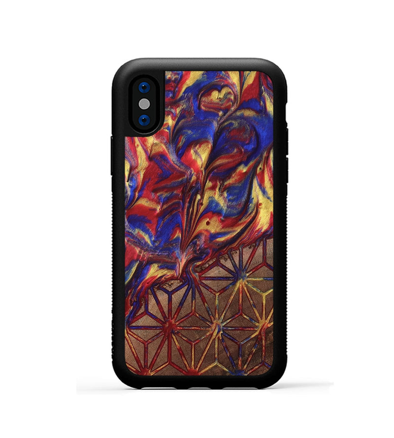 iPhone Xs Wood Phone Case - Verner (Merica, 820476)