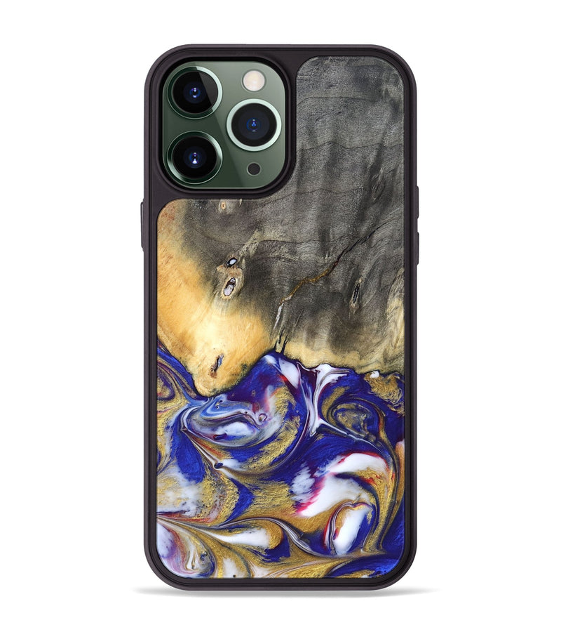 iPhone 13 Pro Max Wood Phone Case - Brinley (Merica, 820478)