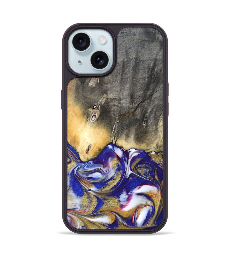iPhone 15 Wood Phone Case - Brinley (Merica, 820478)