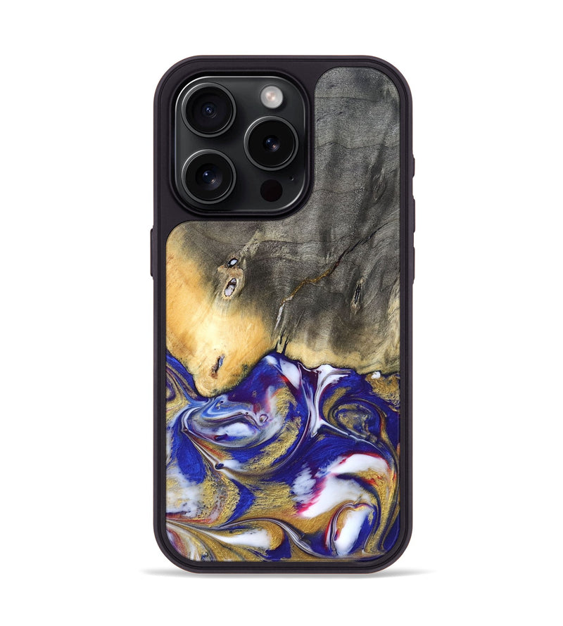iPhone 15 Pro Wood Phone Case - Brinley (Merica, 820478)