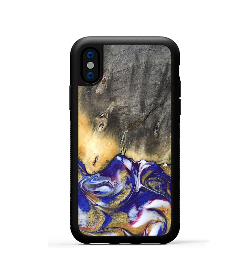 iPhone Xs Wood Phone Case - Brinley (Merica, 820478)