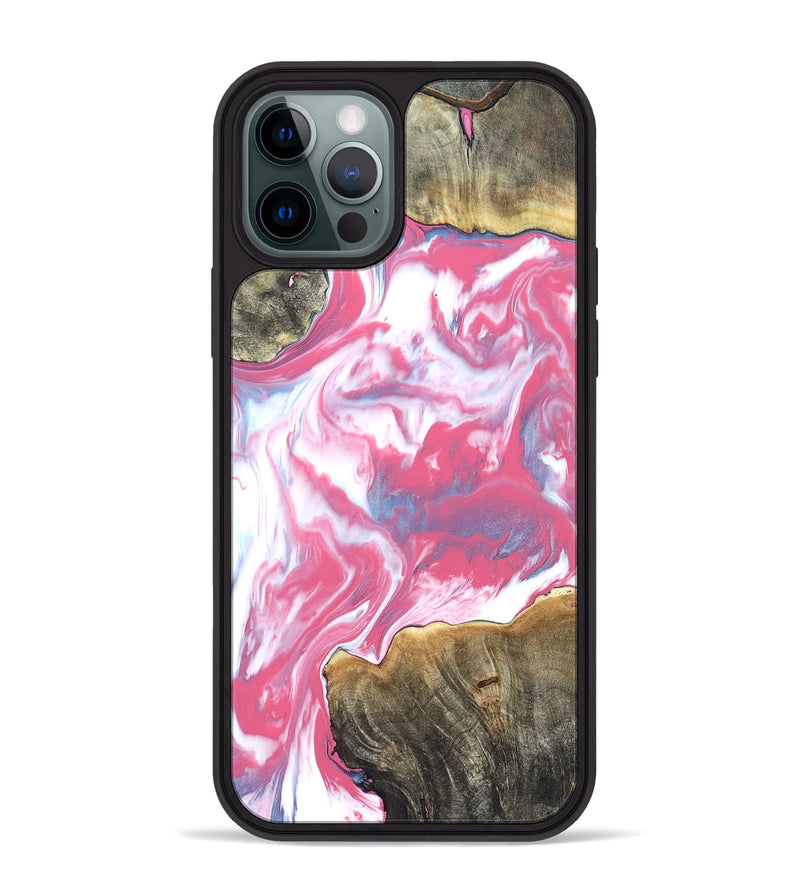 iPhone 12 Pro Max Wood Phone Case - Rubie (Merica, 820479)