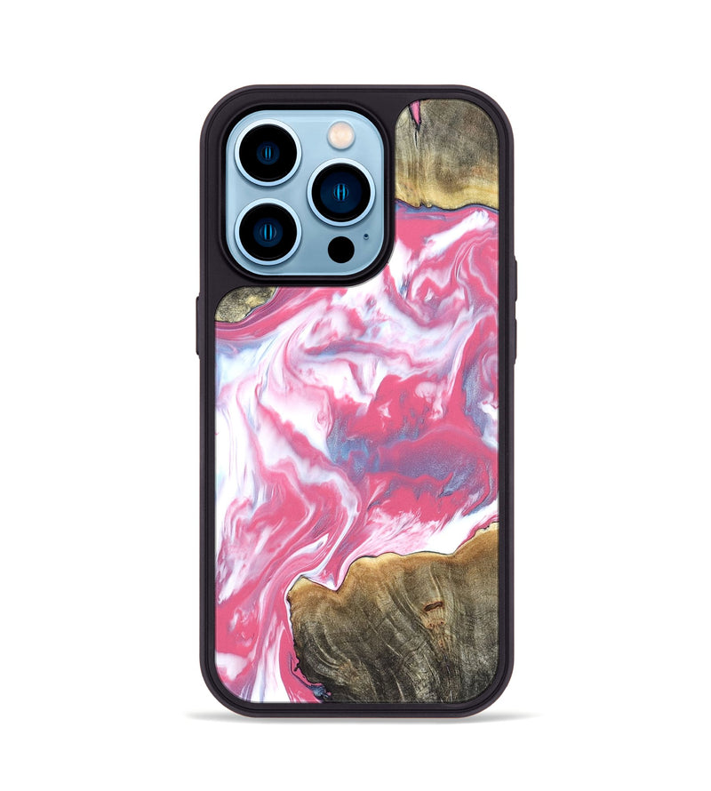 iPhone 14 Pro Wood Phone Case - Rubie (Merica, 820479)