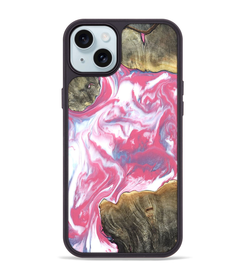 iPhone 15 Plus Wood Phone Case - Rubie (Merica, 820479)