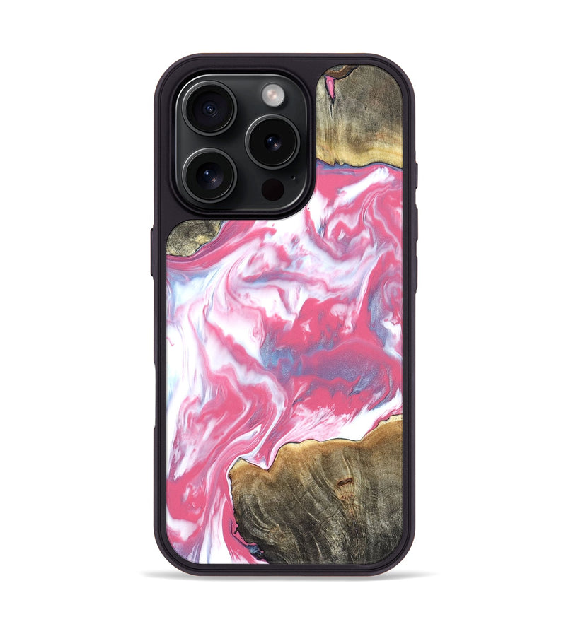iPhone 16 Pro Wood Phone Case - Rubie (Merica, 820479)