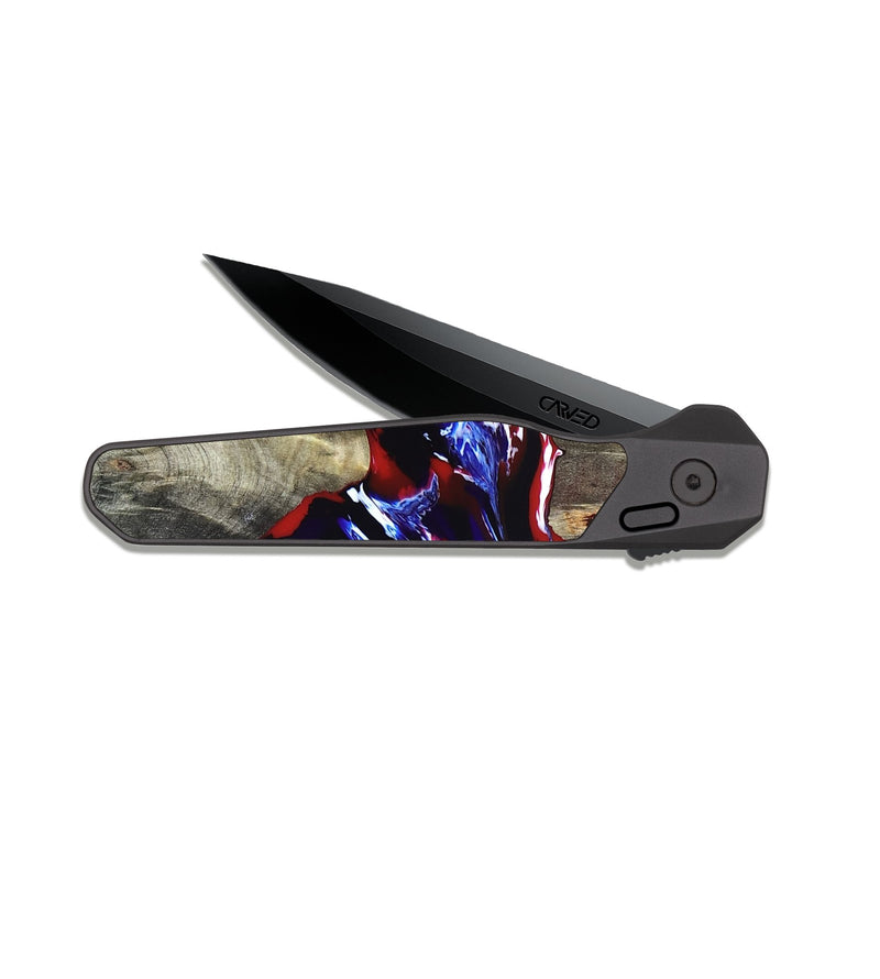 EDC Dark Slate Wood Pocket Knife - Deidre (Merica, 820480)