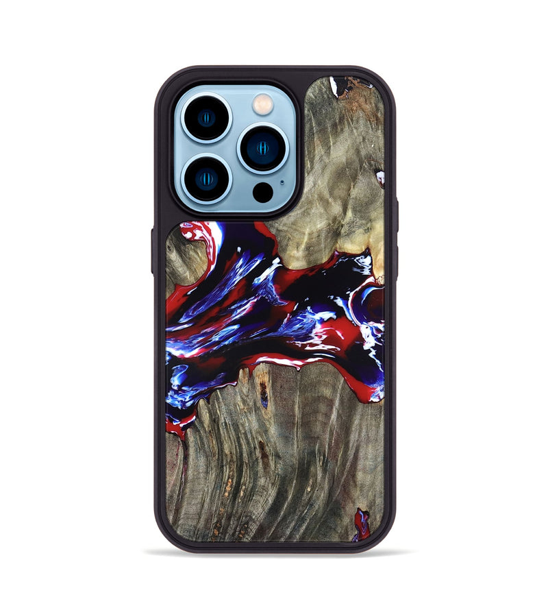 iPhone 14 Pro Wood Phone Case - Deidre (Merica, 820480)