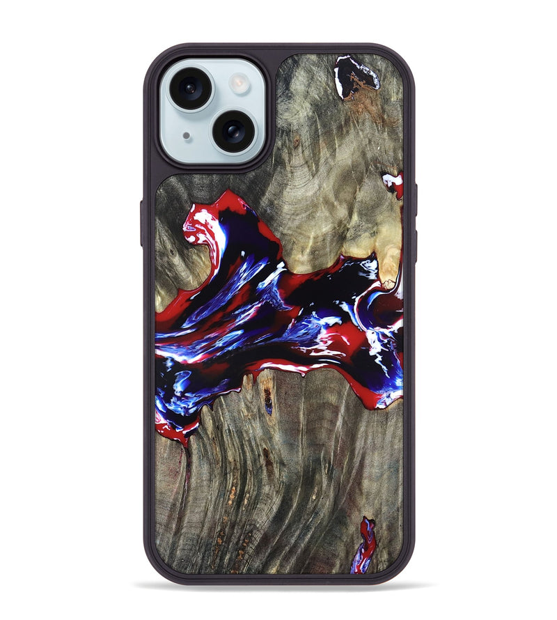 iPhone 15 Plus Wood Phone Case - Deidre (Merica, 820480)