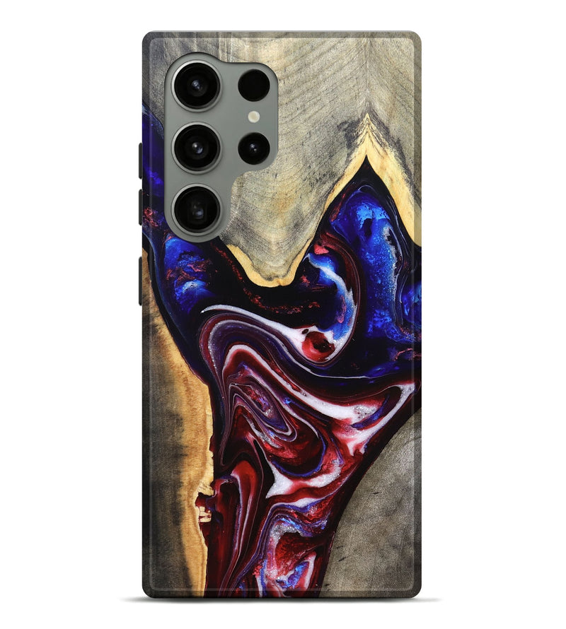 Galaxy S24 Ultra Wood Live Edge Phone Case - Jess (Merica, 820483)