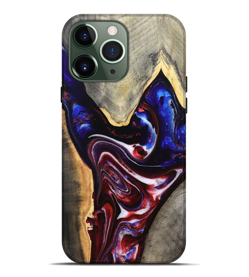 iPhone 13 Pro Max Wood Live Edge Phone Case - Jess (Merica, 820483)