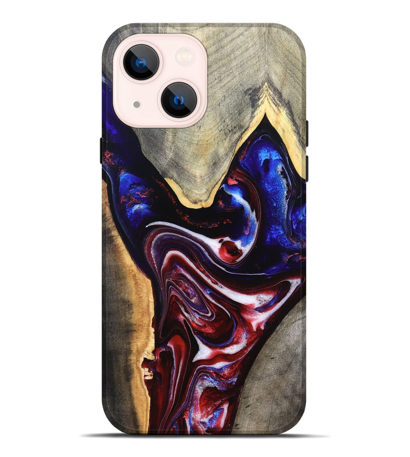 iPhone 14 Plus Wood Live Edge Phone Case - Jess (Merica, 820483)