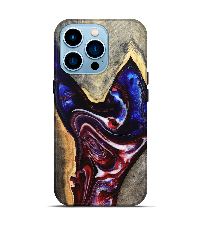 iPhone 14 Pro Wood Live Edge Phone Case - Jess (Merica, 820483)