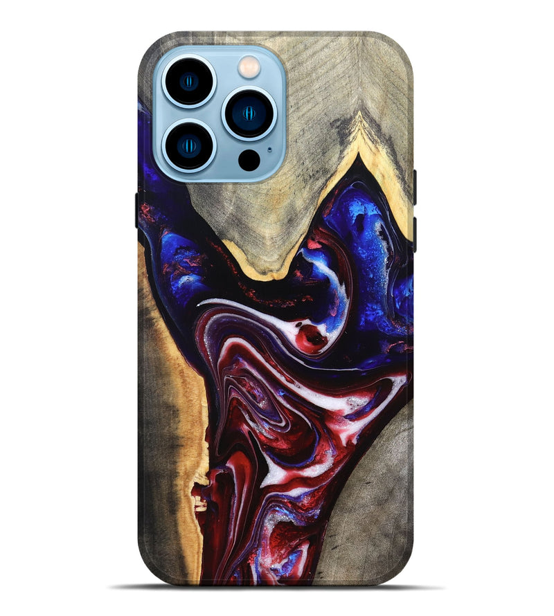 iPhone 14 Pro Max Wood Live Edge Phone Case - Jess (Merica, 820483)