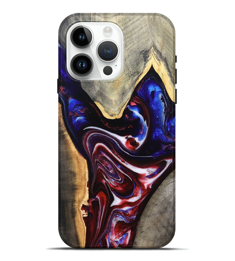 iPhone 15 Pro Max Wood Live Edge Phone Case - Jess (Merica, 820483)