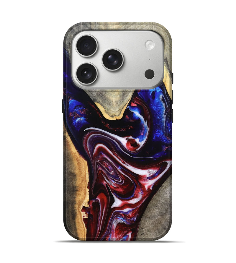 iPhone 17 Pro Wood Live Edge Phone Case - Jess (Merica, 820483)