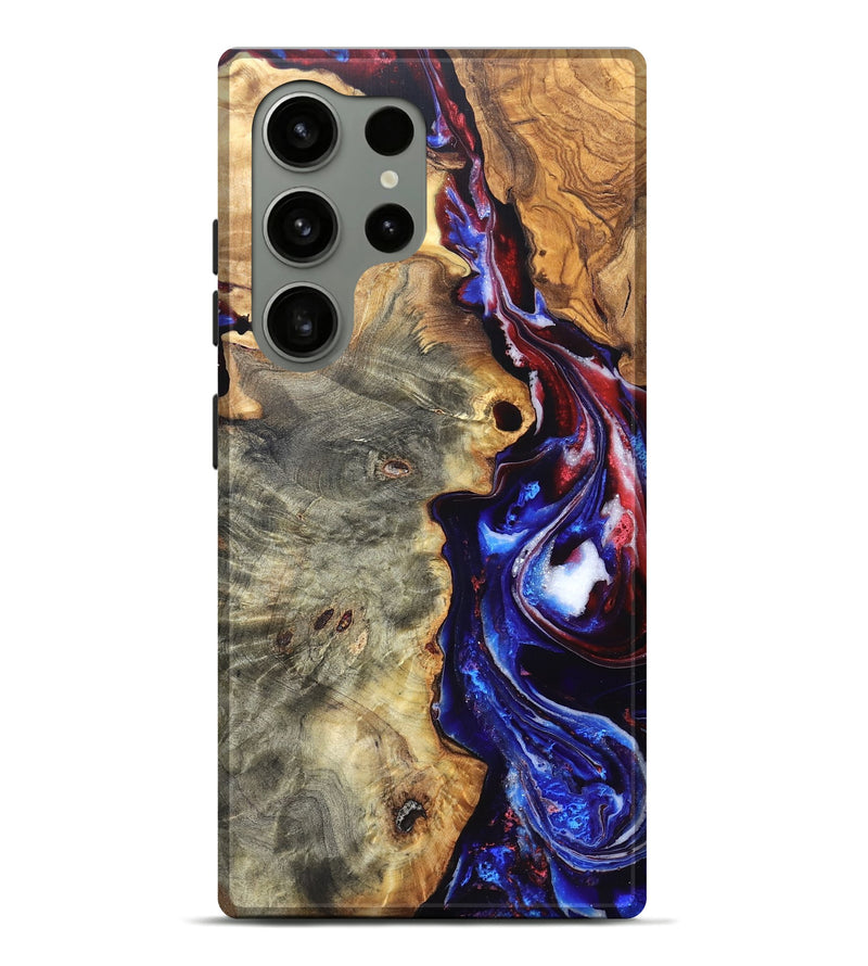 Galaxy S24 Ultra Wood Live Edge Phone Case - Julian (Merica, 820484)