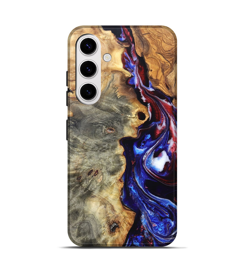 Galaxy S25 Wood Live Edge Phone Case - Julian (Merica, 820484)