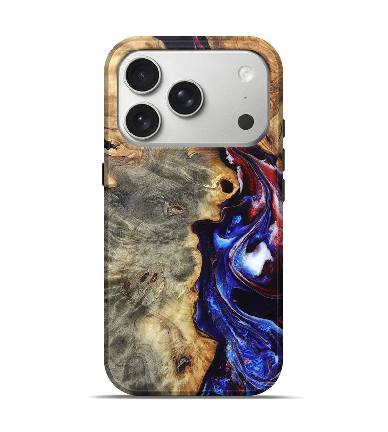 iPhone 17 Pro Wood Live Edge Phone Case - Julian (Merica, 820484)