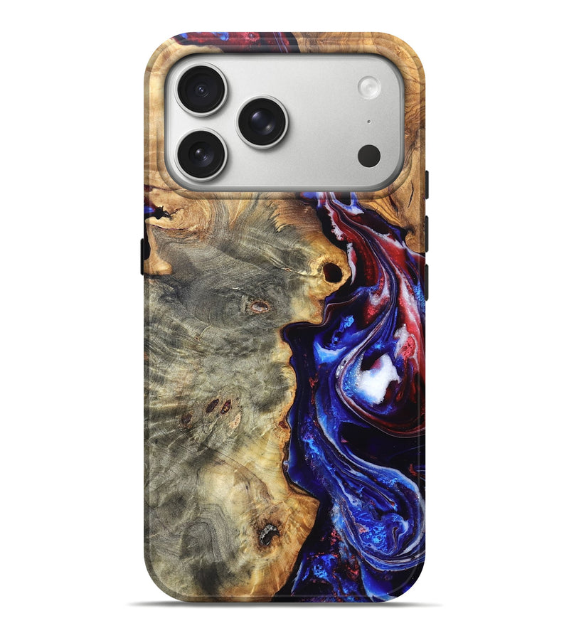 iPhone 17 Pro Max Wood Live Edge Phone Case - Julian (Merica, 820484)