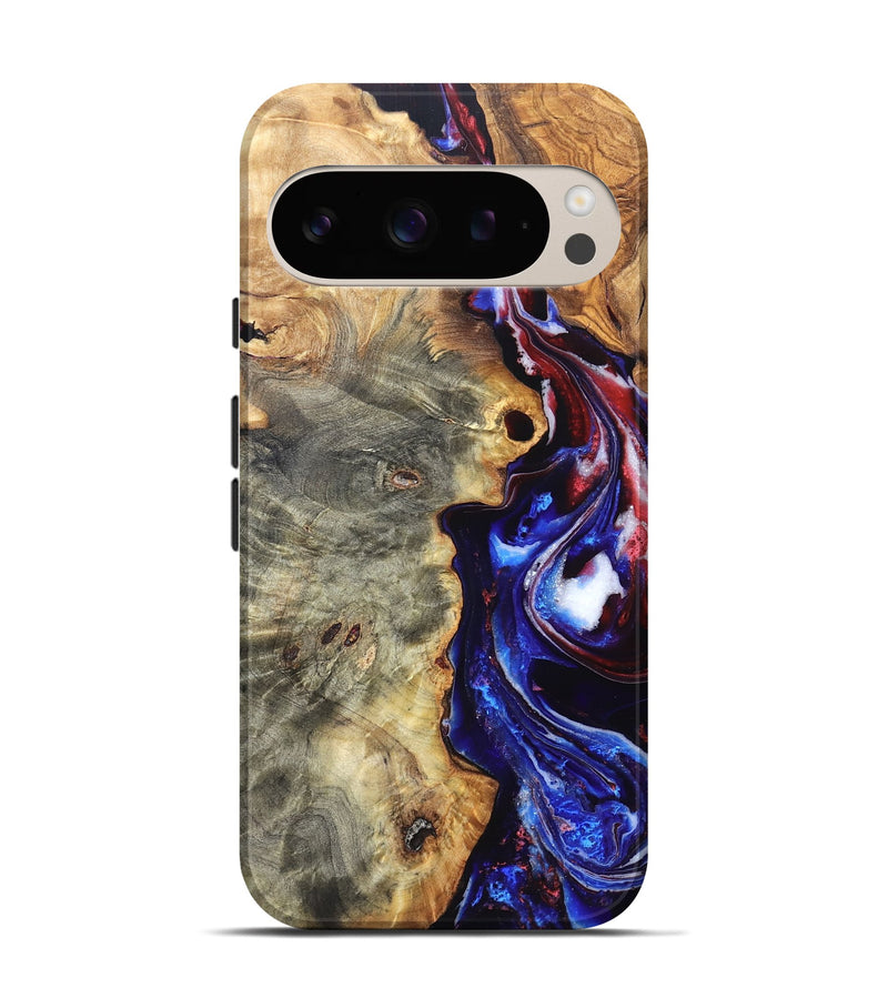 Pixel 9 Pro Wood Live Edge Phone Case - Julian (Merica, 820484)