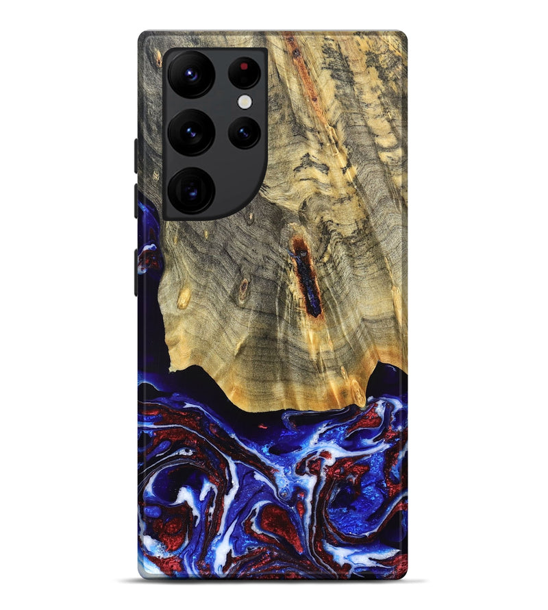 Galaxy S22 Ultra Wood Live Edge Phone Case - Kaiser (Merica, 820489)