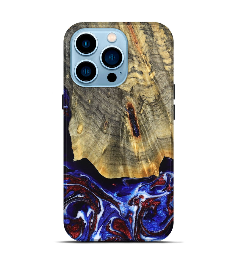 iPhone 14 Pro Wood Live Edge Phone Case - Kaiser (Merica, 820489)