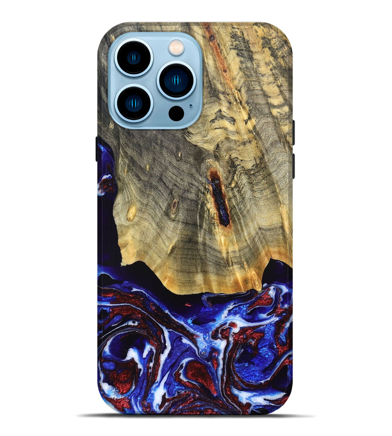 iPhone 14 Pro Max Wood Live Edge Phone Case - Kaiser (Merica, 820489)