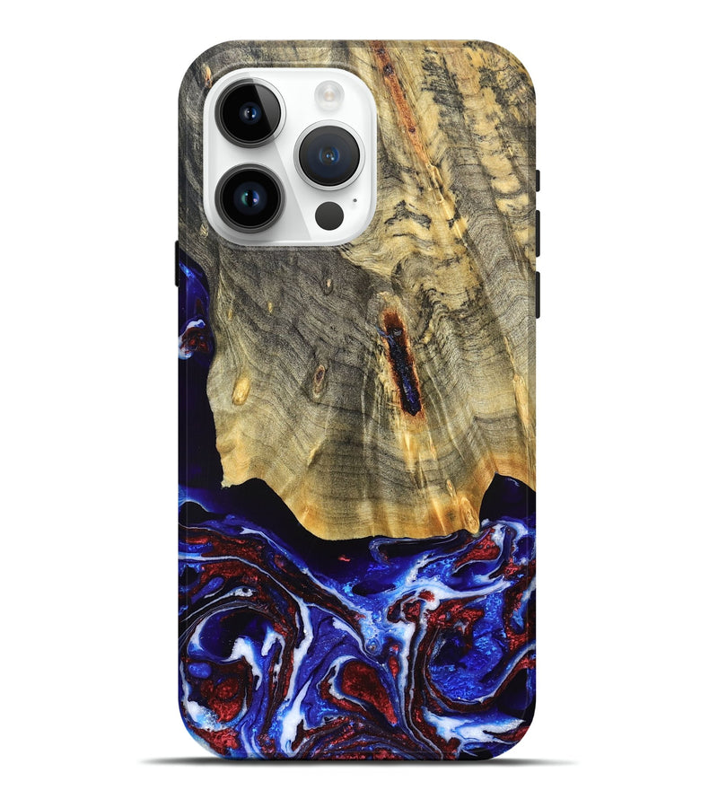 iPhone 15 Pro Max Wood Live Edge Phone Case - Kaiser (Merica, 820489)