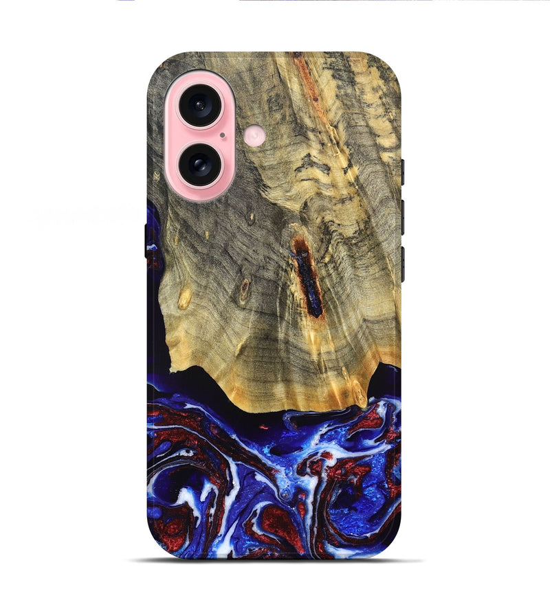 iPhone 16 Wood Live Edge Phone Case - Kaiser (Merica, 820489)