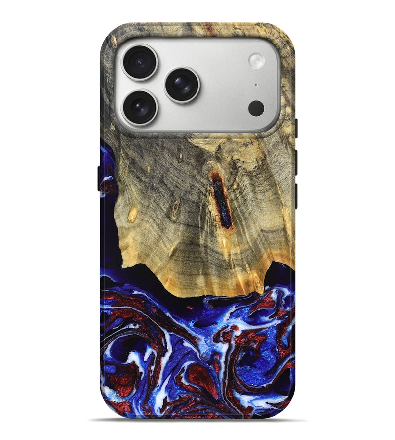 iPhone 17 Pro Max Wood Live Edge Phone Case - Kaiser (Merica, 820489)