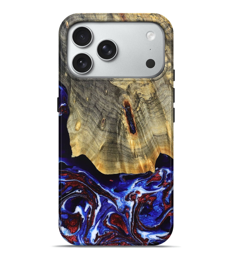 iPhone 18 Pro Max Wood Live Edge Phone Case - Kaiser (Merica, 820489)