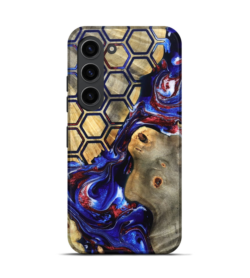 Galaxy S23 Wood Live Edge Phone Case - Caleigh (Merica, 820490)