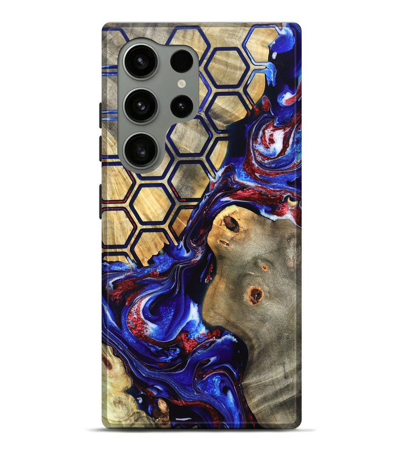 Galaxy S24 Ultra Wood Live Edge Phone Case - Caleigh (Merica, 820490)
