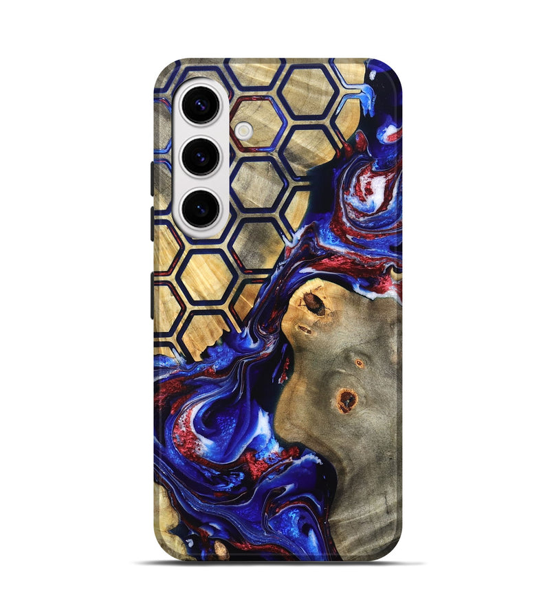 Galaxy S25 Wood Live Edge Phone Case - Caleigh (Merica, 820490)