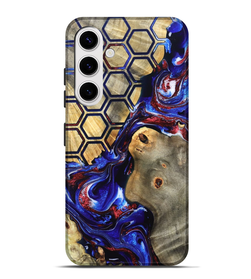 Galaxy S25 Plus Wood Live Edge Phone Case - Caleigh (Merica, 820490)