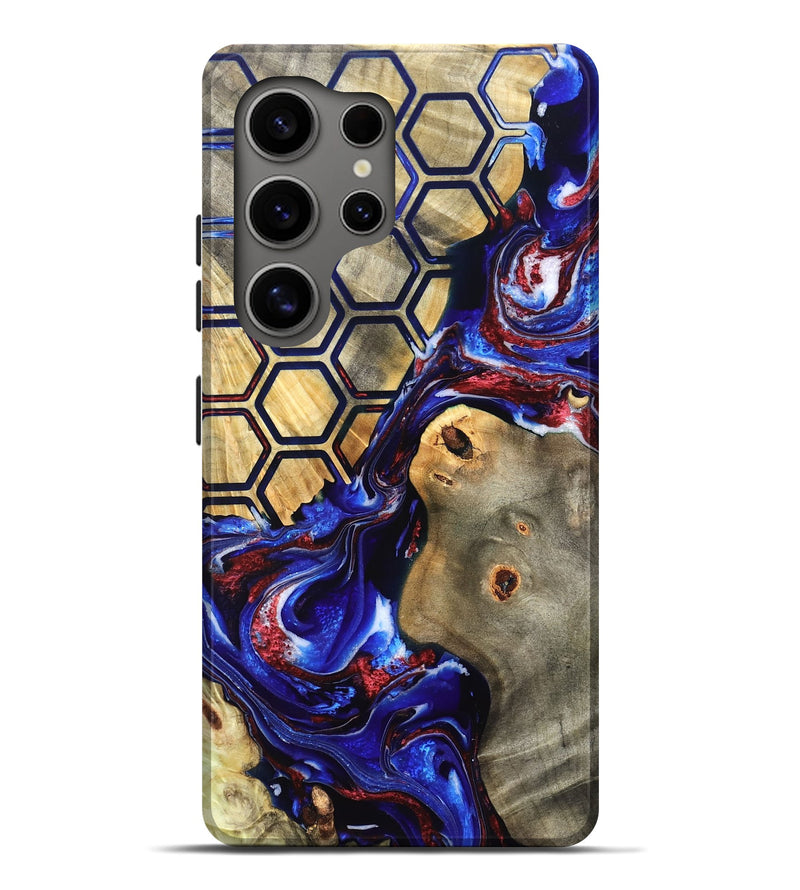 Galaxy S25 Ultra Wood Live Edge Phone Case - Caleigh (Merica, 820490)