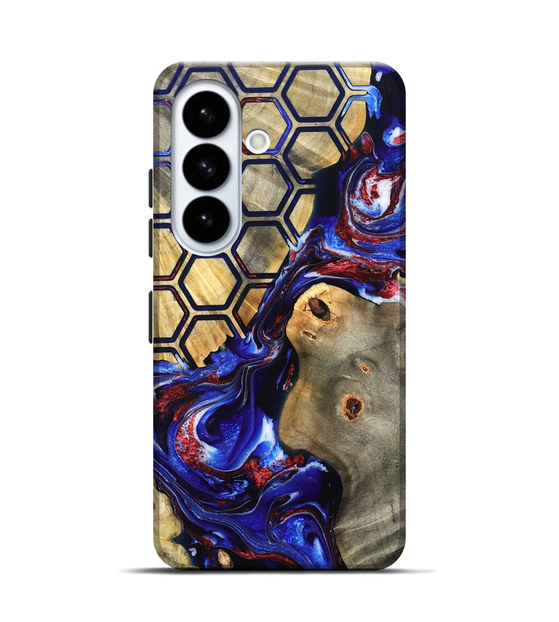 Galaxy S26 Wood Live Edge Phone Case - Caleigh (Merica, 820490)