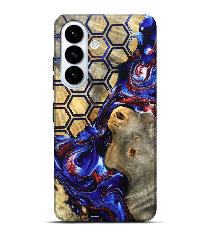Galaxy S26 Plus Wood Live Edge Phone Case - Caleigh (Merica, 820490)