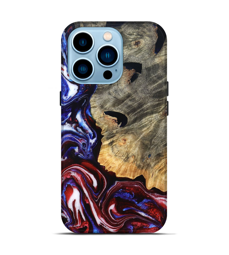 iPhone 14 Pro Wood Live Edge Phone Case - Minerva (Merica, 820491)