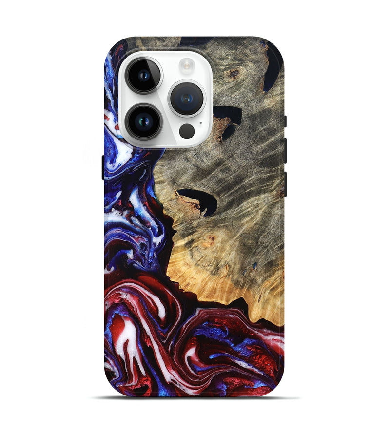 iPhone 15 Pro Wood Live Edge Phone Case - Minerva (Merica, 820491)