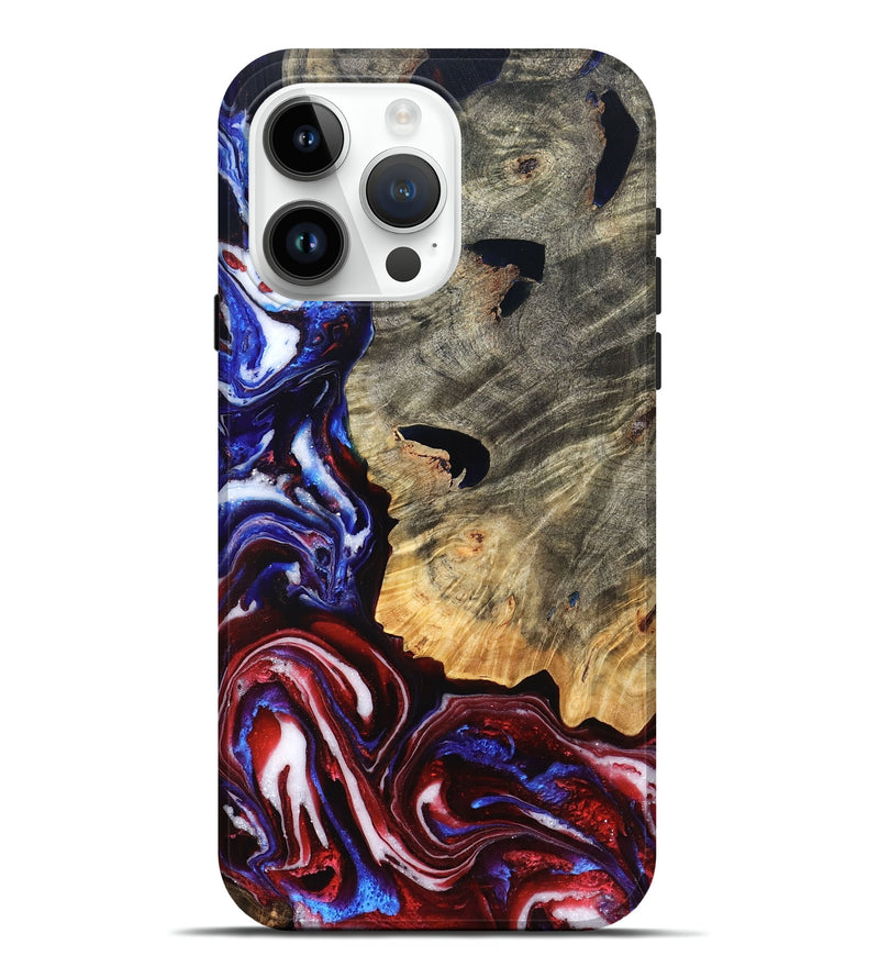 iPhone 15 Pro Max Wood Live Edge Phone Case - Minerva (Merica, 820491)