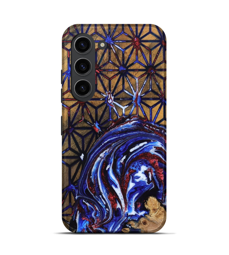 Galaxy S23 Wood Live Edge Phone Case - Frank (Merica, 820492)