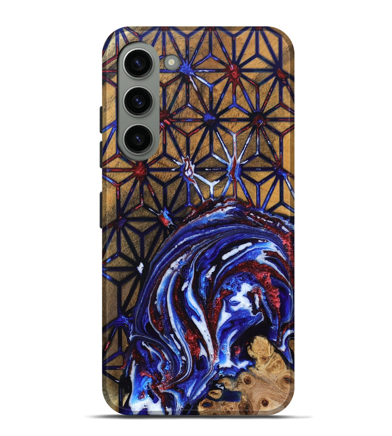 Galaxy S23 Plus Wood Live Edge Phone Case - Frank (Merica, 820492)