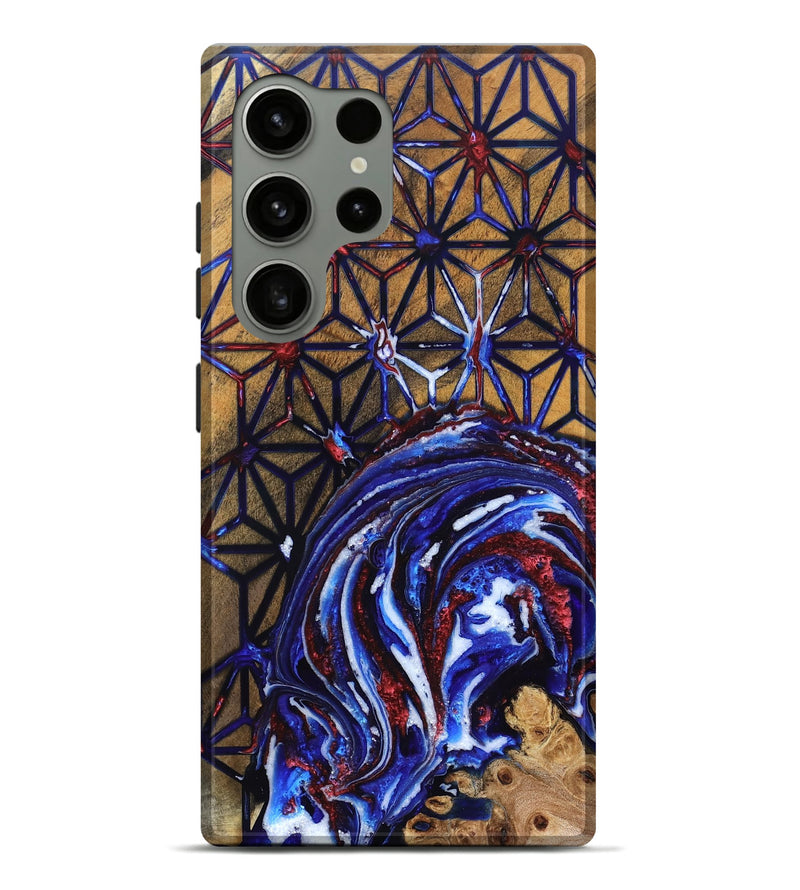 Galaxy S24 Ultra Wood Live Edge Phone Case - Frank (Merica, 820492)