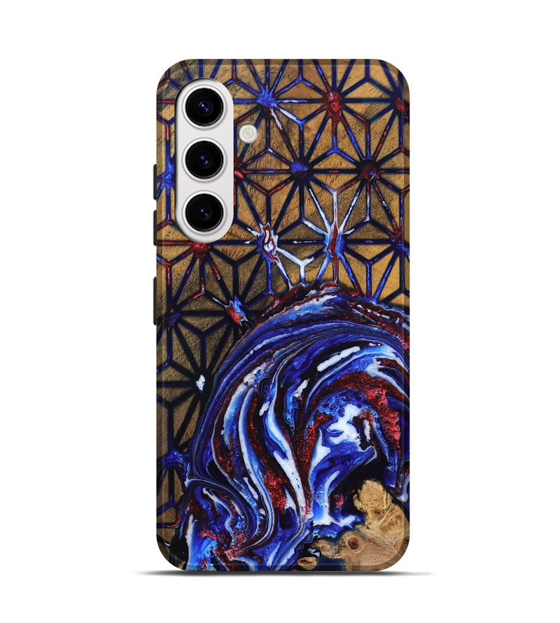 Galaxy S25 Wood Live Edge Phone Case - Frank (Merica, 820492)