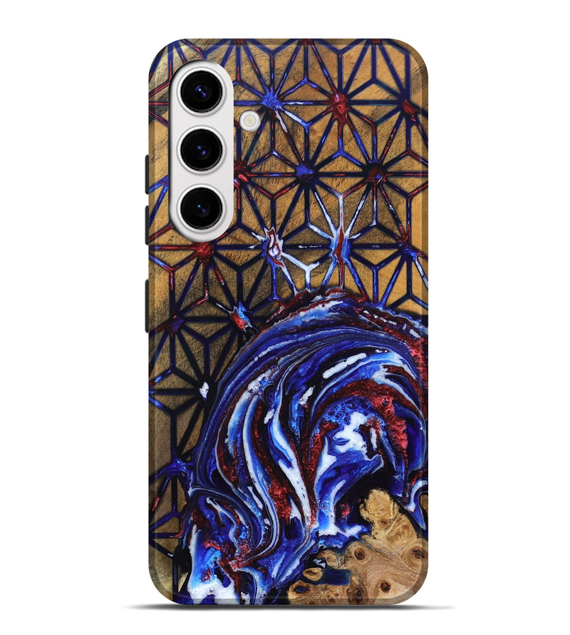 Galaxy S25 Plus Wood Live Edge Phone Case - Frank (Merica, 820492)
