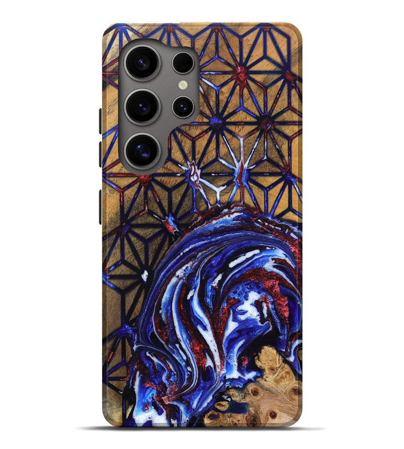 Galaxy S25 Ultra Wood Live Edge Phone Case - Frank (Merica, 820492)