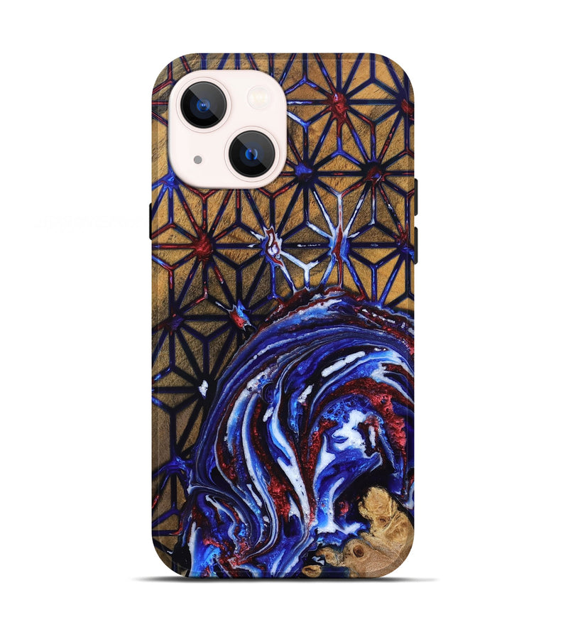 iPhone 13 Wood Live Edge Phone Case - Frank (Merica, 820492)